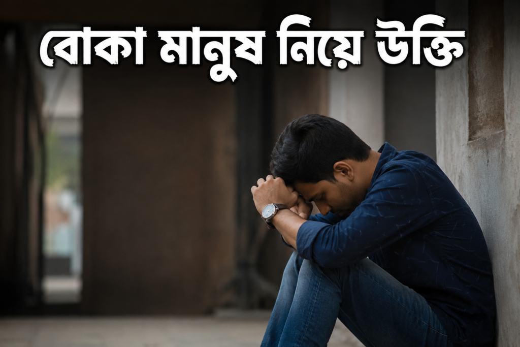 বোকা মানুষ নিয়ে উক্তি