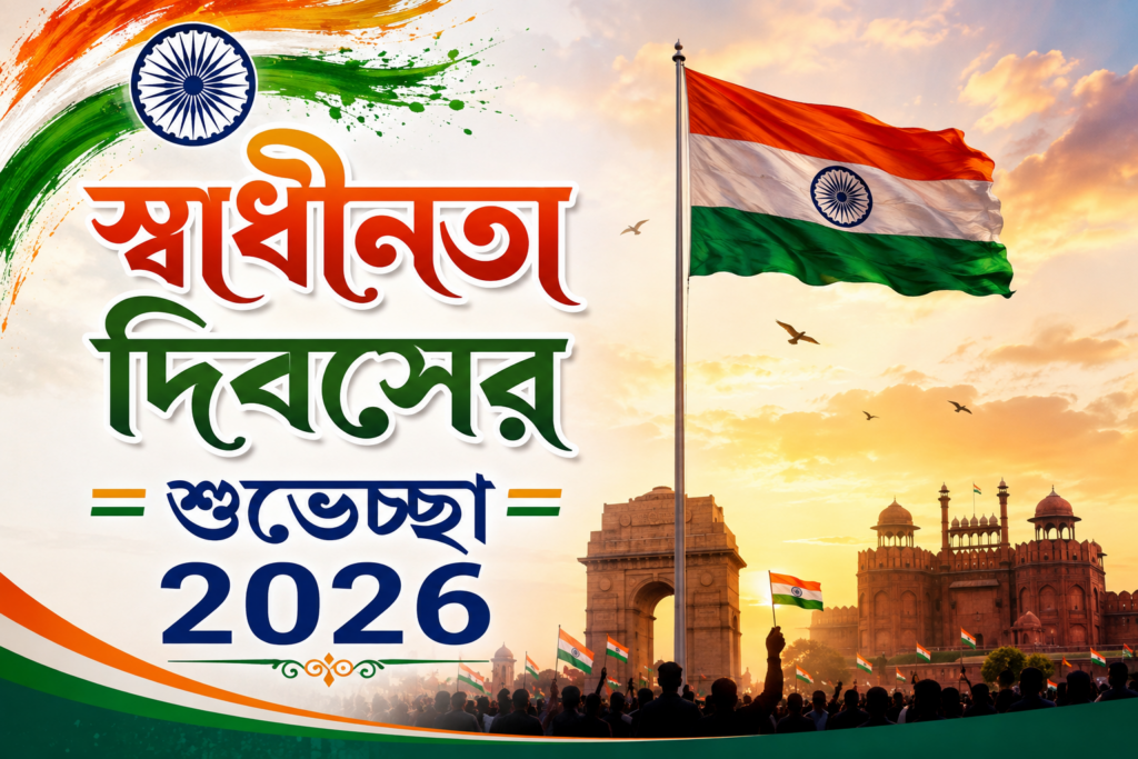 স্বাধীনতা দিবসের শুভেচ্ছা