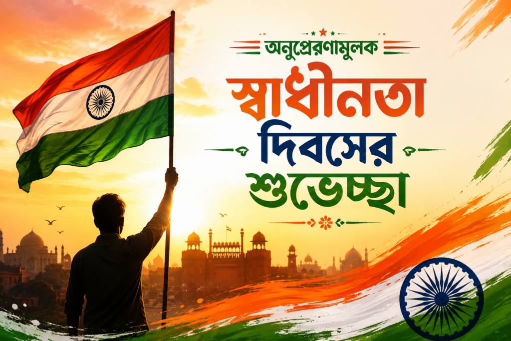 অনুপ্রেরণামূলক স্বাধীনতা দিবসের শুভেচ্ছা