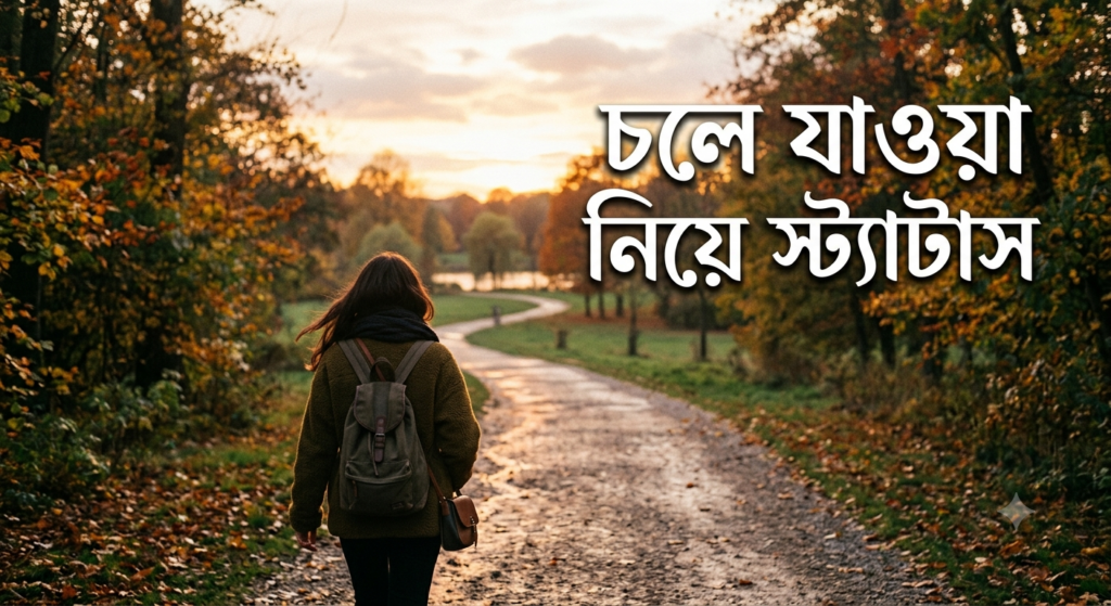 চলে যাওয়া নিয়ে স্ট্যাটাস