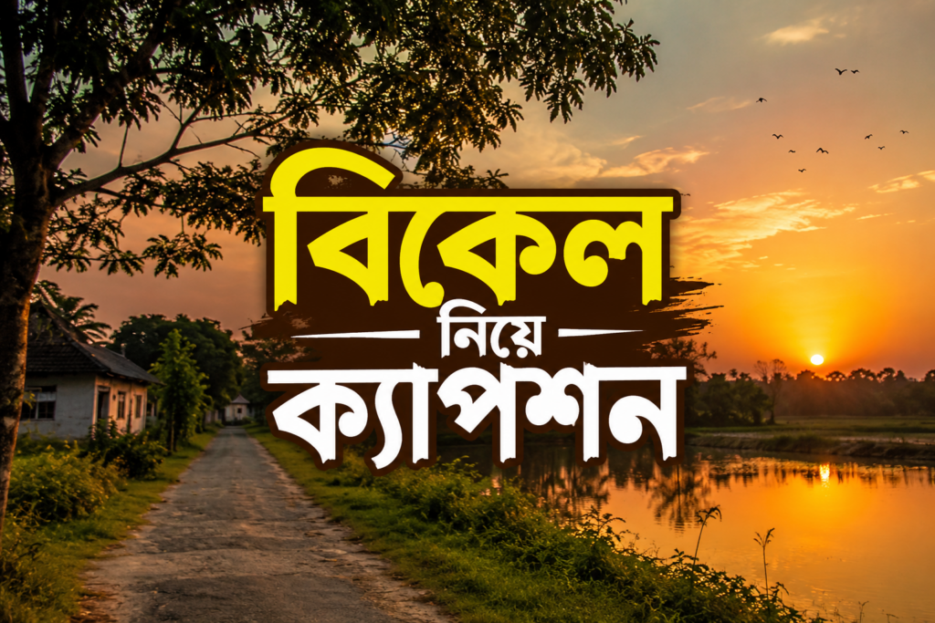 বিকেল নিয়ে ক্যাপশন