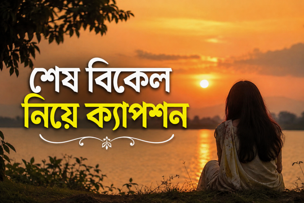 শেষ বিকেল নিয়ে ক্যাপশন