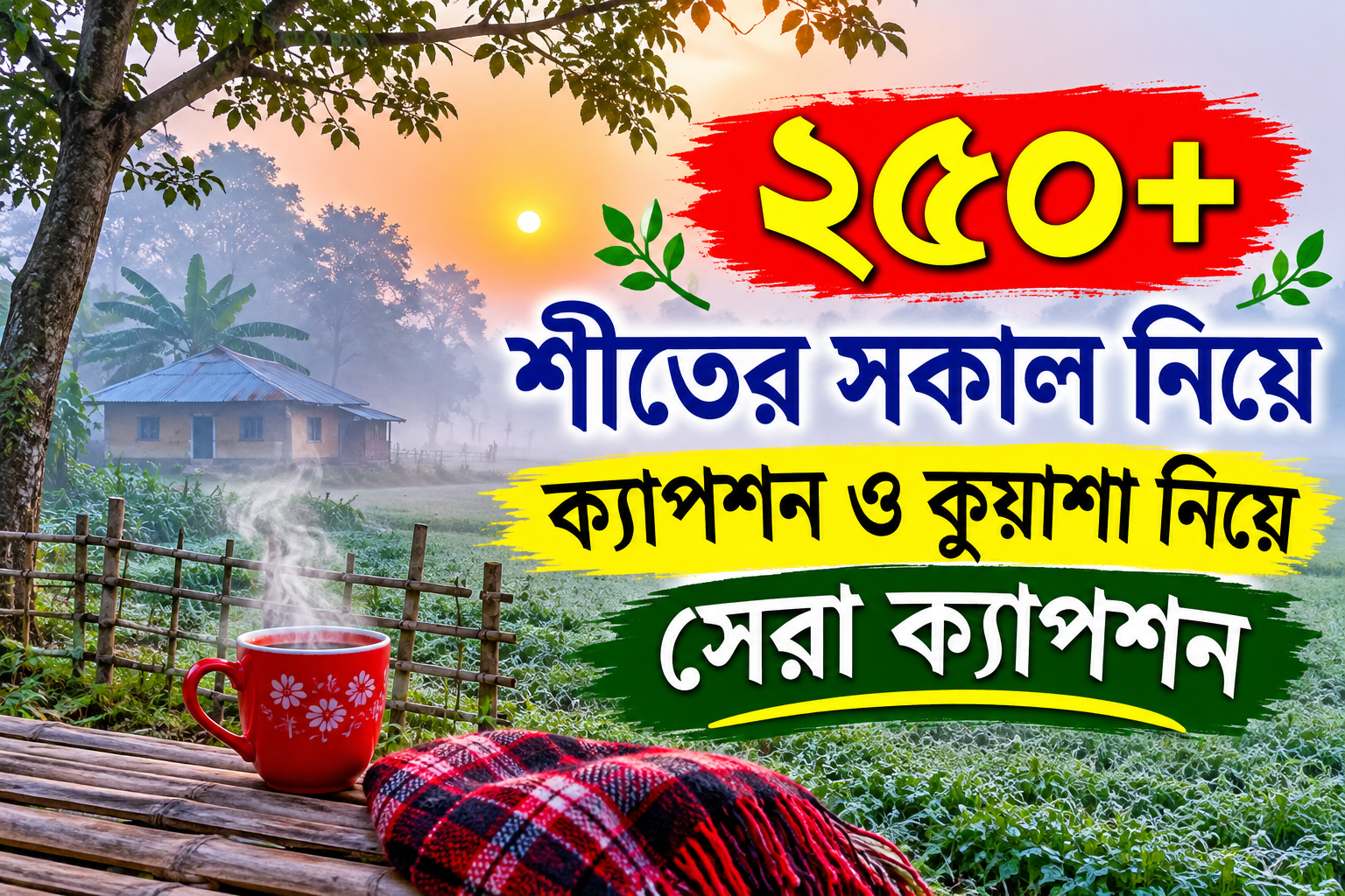 শীতের সকাল নিয়ে ক্যাপশন