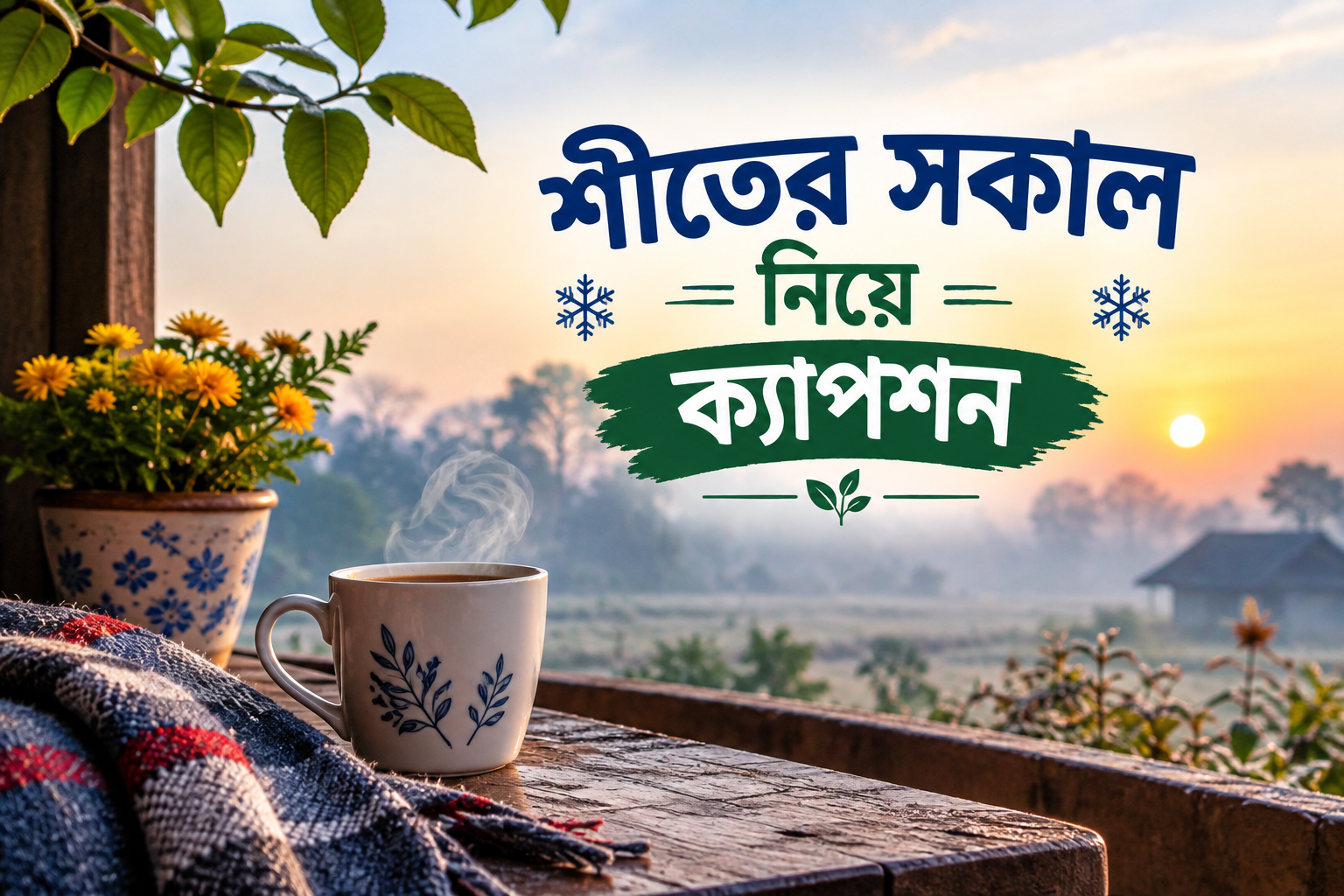 শীতের সকাল নিয়ে ক্যাপশন