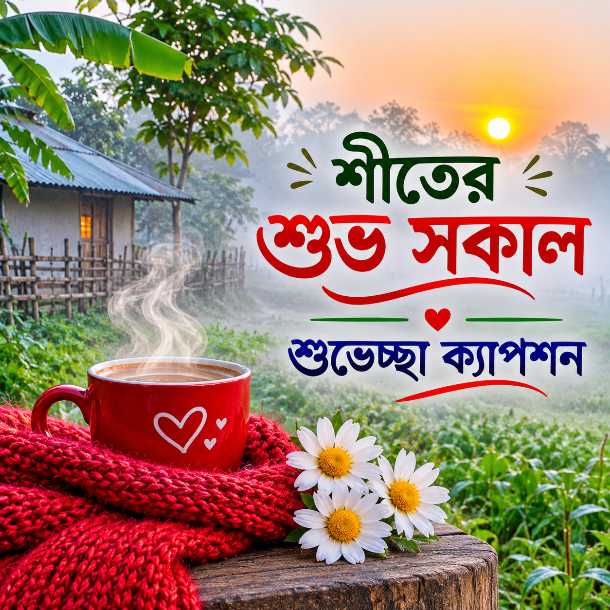 শীতের সকাল নিয়ে ক্যাপশন